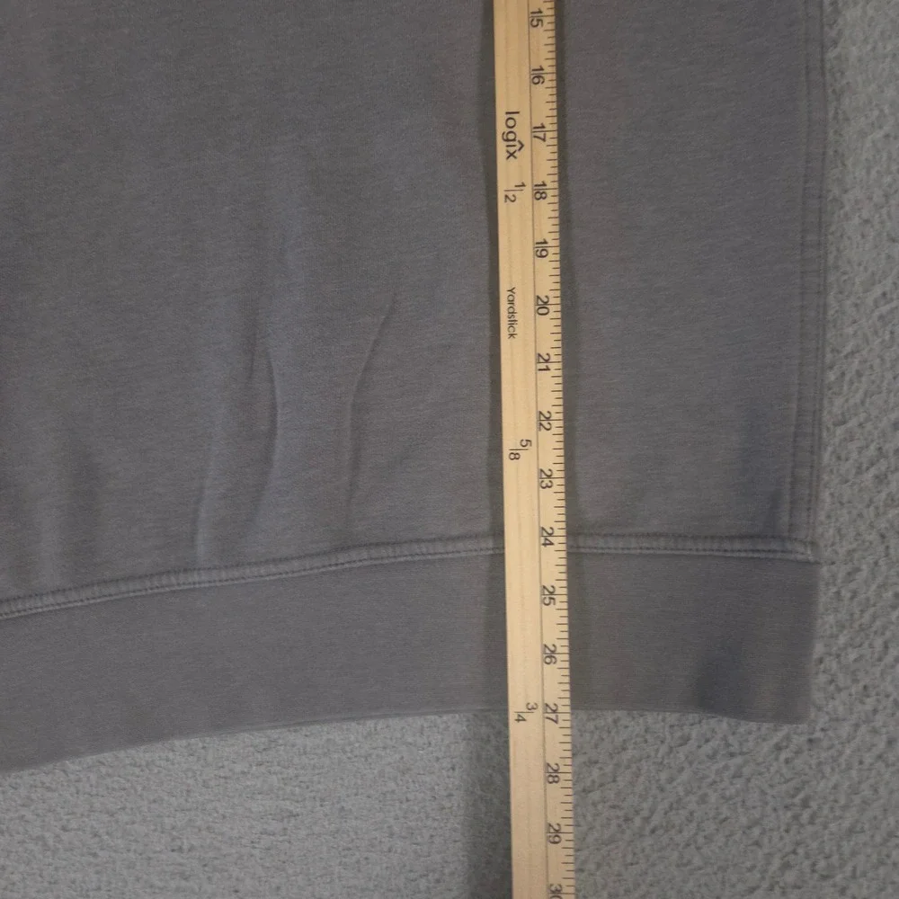 The North Face Hoodie Mens Medium Gray Half Dome Pullover Graphic Logo Cotton
